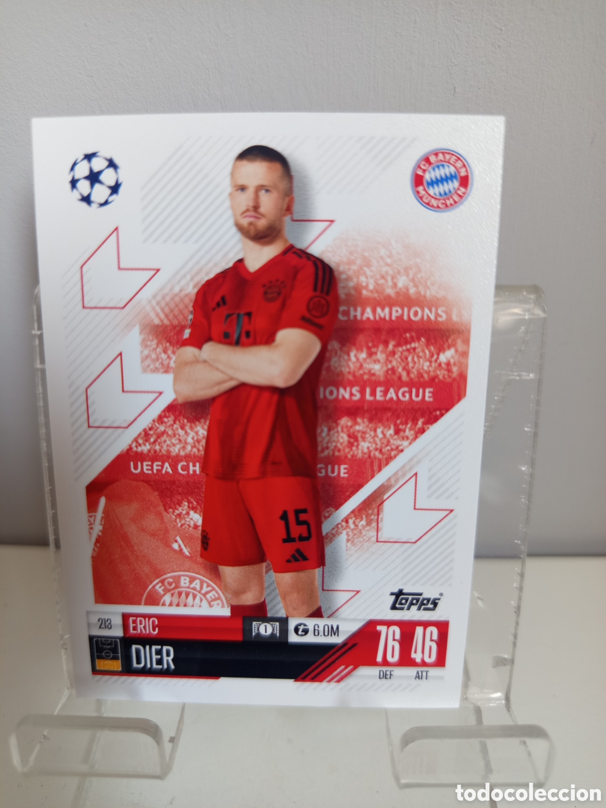 Cartes &agrave; collectionner de Football: ❇️ CROMO CARD ⚽ DIER BAYERN DE MUNICH 213 2024 2025 24 25 MATCH ATTAX CHAMPIONS LEAGUE TOPPS ❇️