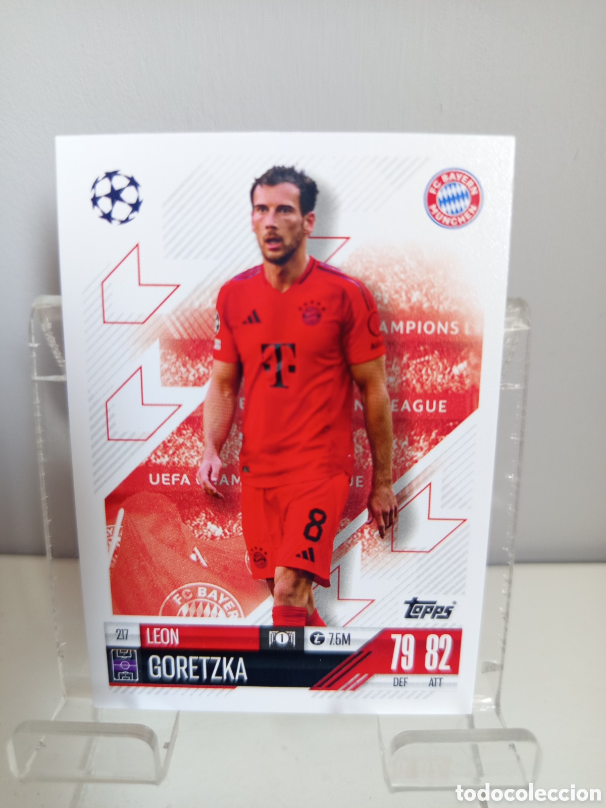 Cartes &agrave; collectionner de Football: ❇️ CROMO CARD ⚽ GORETZKA BAYERN DE MUNICH 217 2024 2025 24 25 MATCH ATTAX CHAMPIONS LEAGUE TOPPS ❇️