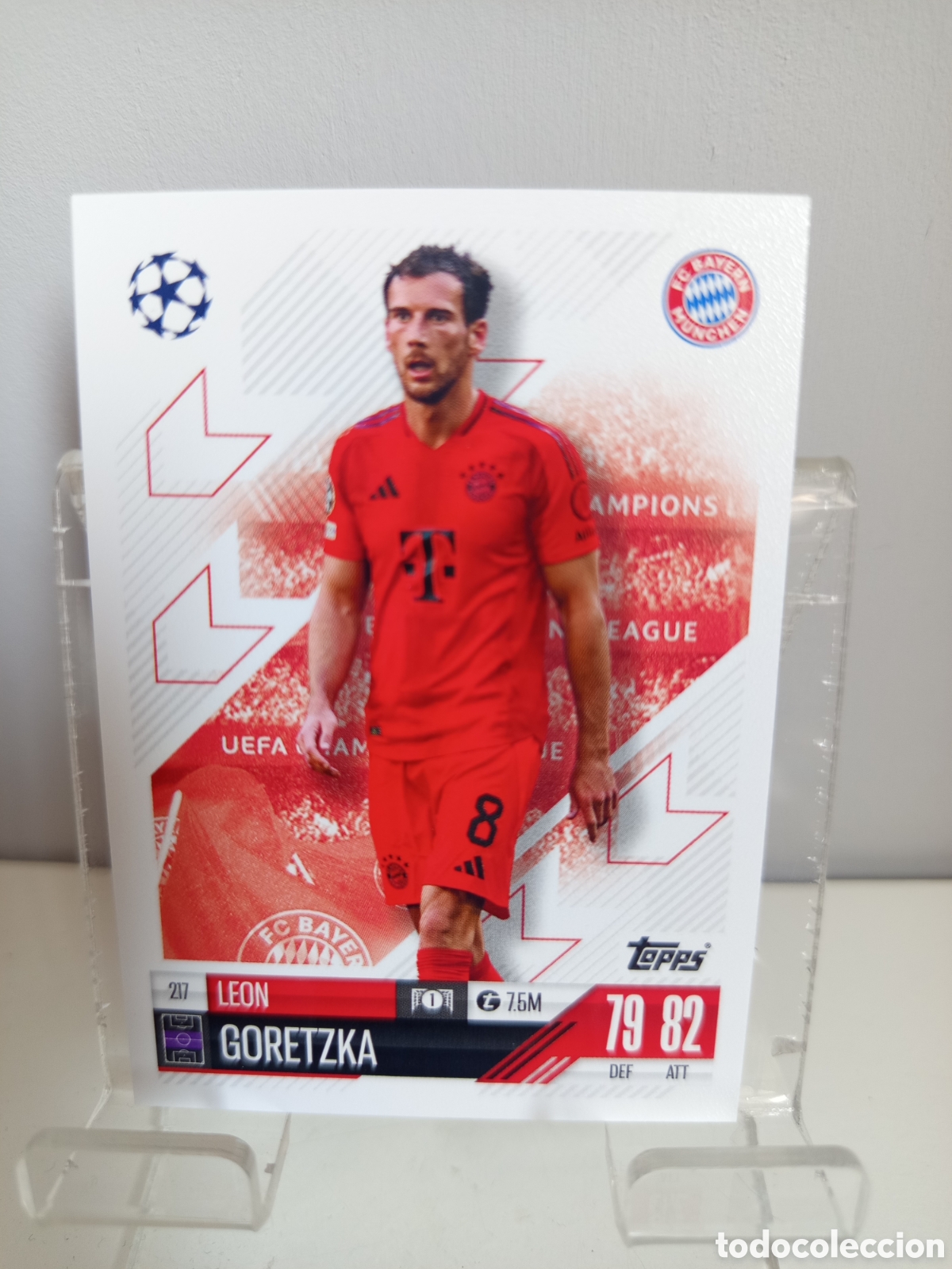 Cartes &agrave; collectionner de Football: ❇️ CROMO CARD ⚽ GORETZKA BAYERN DE MUNICH 217 2024 2025 24 25 MATCH ATTAX CHAMPIONS LEAGUE TOPPS ❇️