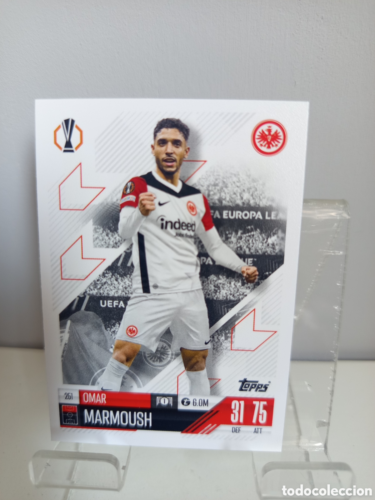 Fu&szlig;ball-Sticker: ❇️ CROMO ⚽ MARMOUSH EINTRACHT FRANKFURT 261 2024 2025 24 25 MATCH ATTAX CHAMPIONS LEAGUE TOPPS ❇️