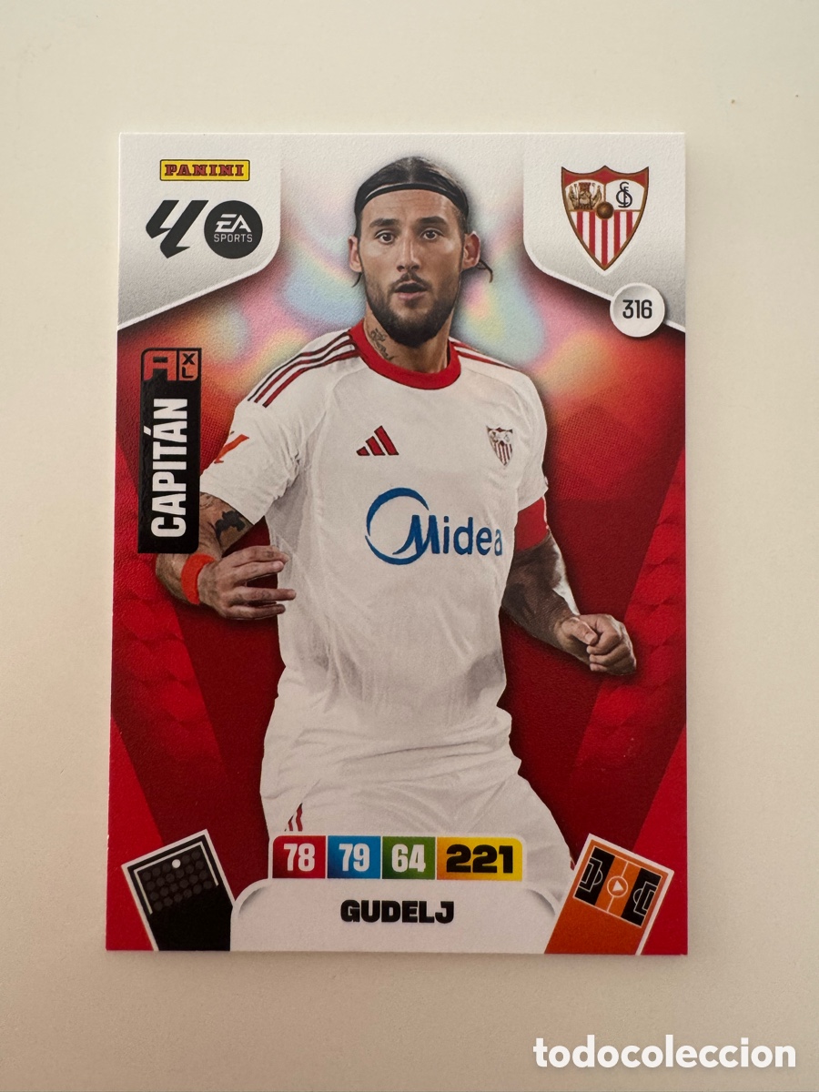 Fu&szlig;ball-Sticker: PANINI ADRENALYN XL LIGA 2025-2026 25-26 &ndash; Nemanja Gudelj Sevilla FC N&ordm; 316