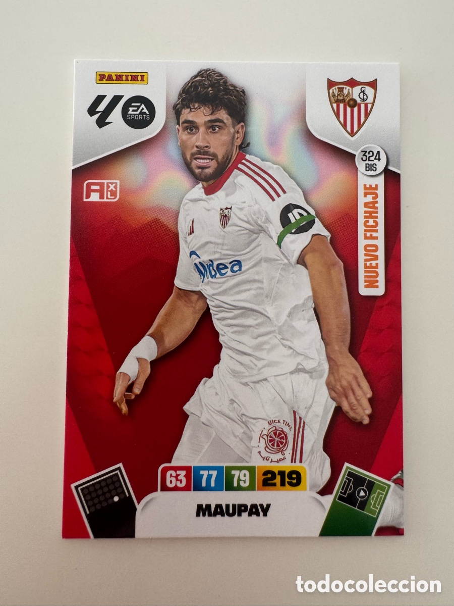 Fu&szlig;ball-Sticker: PANINI ADRENALYN XL LIGA 2025-2026 25-26 &ndash; Neal Maupay Sevilla FC N&ordm; 324 BIS