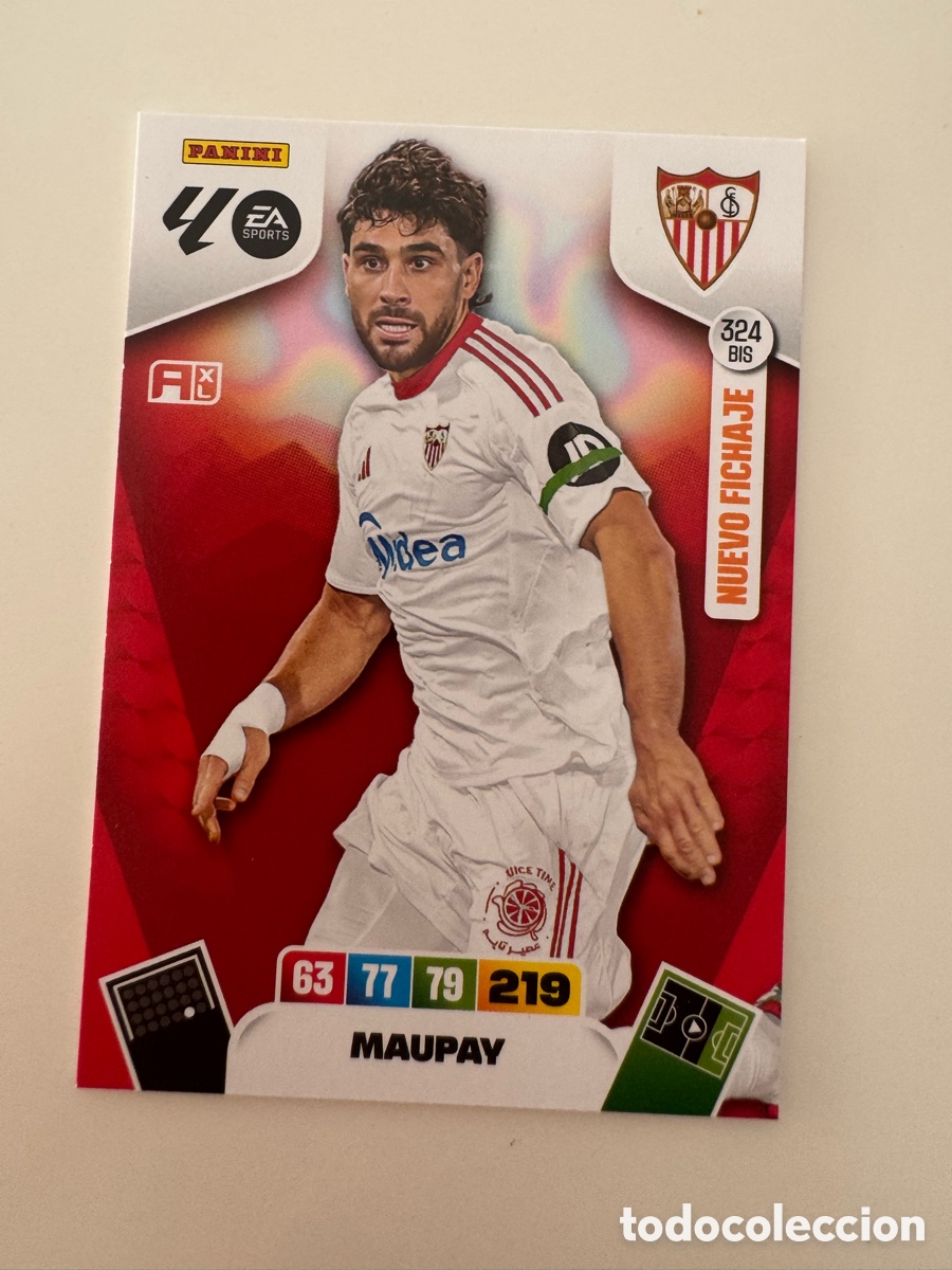 Fu&szlig;ball-Sticker: PANINI ADRENALYN XL LIGA 2025-2026 25-26 &ndash; Neal Maupay Sevilla FC N&ordm; 324 BIS