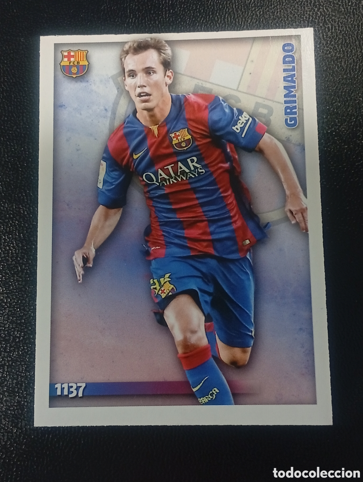 Fu&szlig;ball-Sticker: 1137 rookie GRIMALDO BARCELONA MUNDICROMO 2014 2015 14 15 CROMOS CARDS MEGACRACKS TOPPS ESPA&Ntilde;A SPAIN