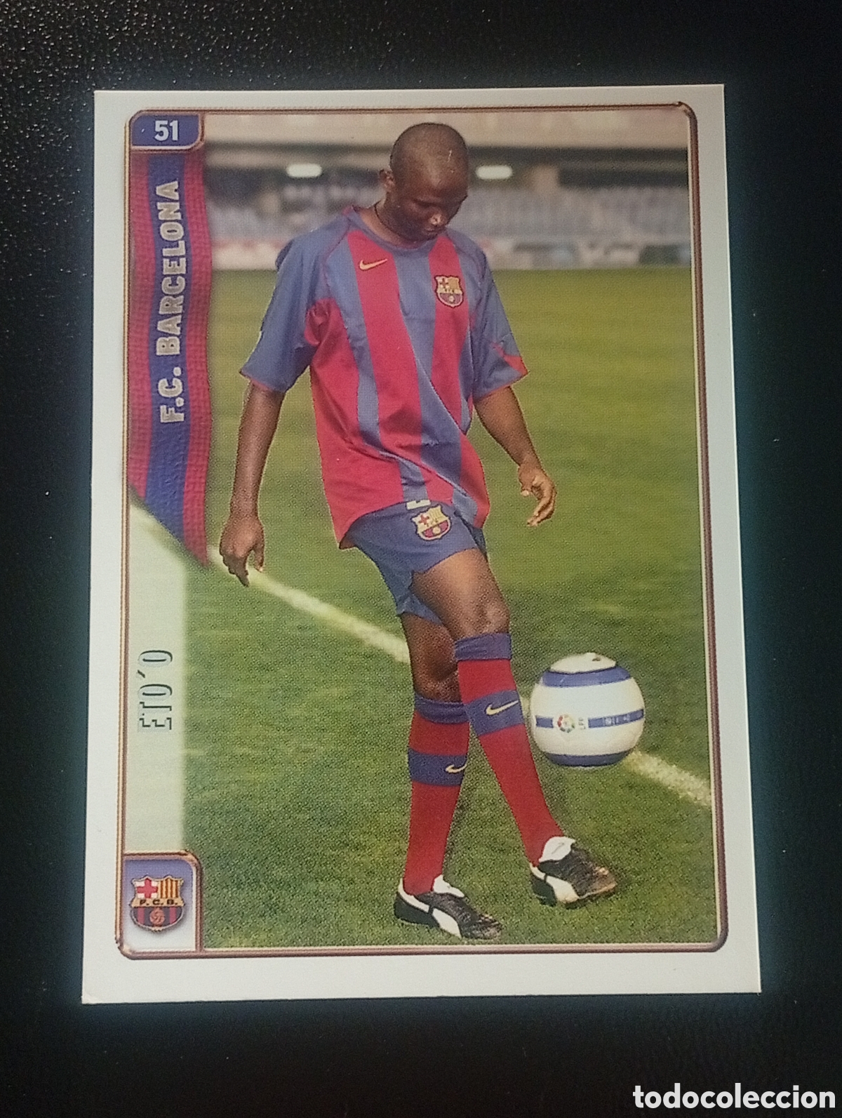 Cromos de f&uacute;tbol: 51 ETO O BARCELONA MUNDICROMO 2004 2005 4 5 CROMOS CARDS PANINI MEGACRACKS TOPPS REAL MADRID CAMER&Uacute;N