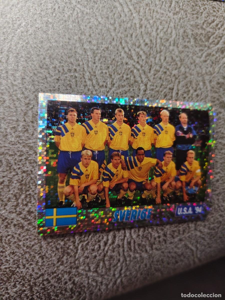 Cromos de f&uacute;tbol: 95 SERVICE LINE MUNDIAL USA 94 TEAM PLANTILLA - SVERIGE SUECIA - 1994 WORLD CUP SL ITALY AAC