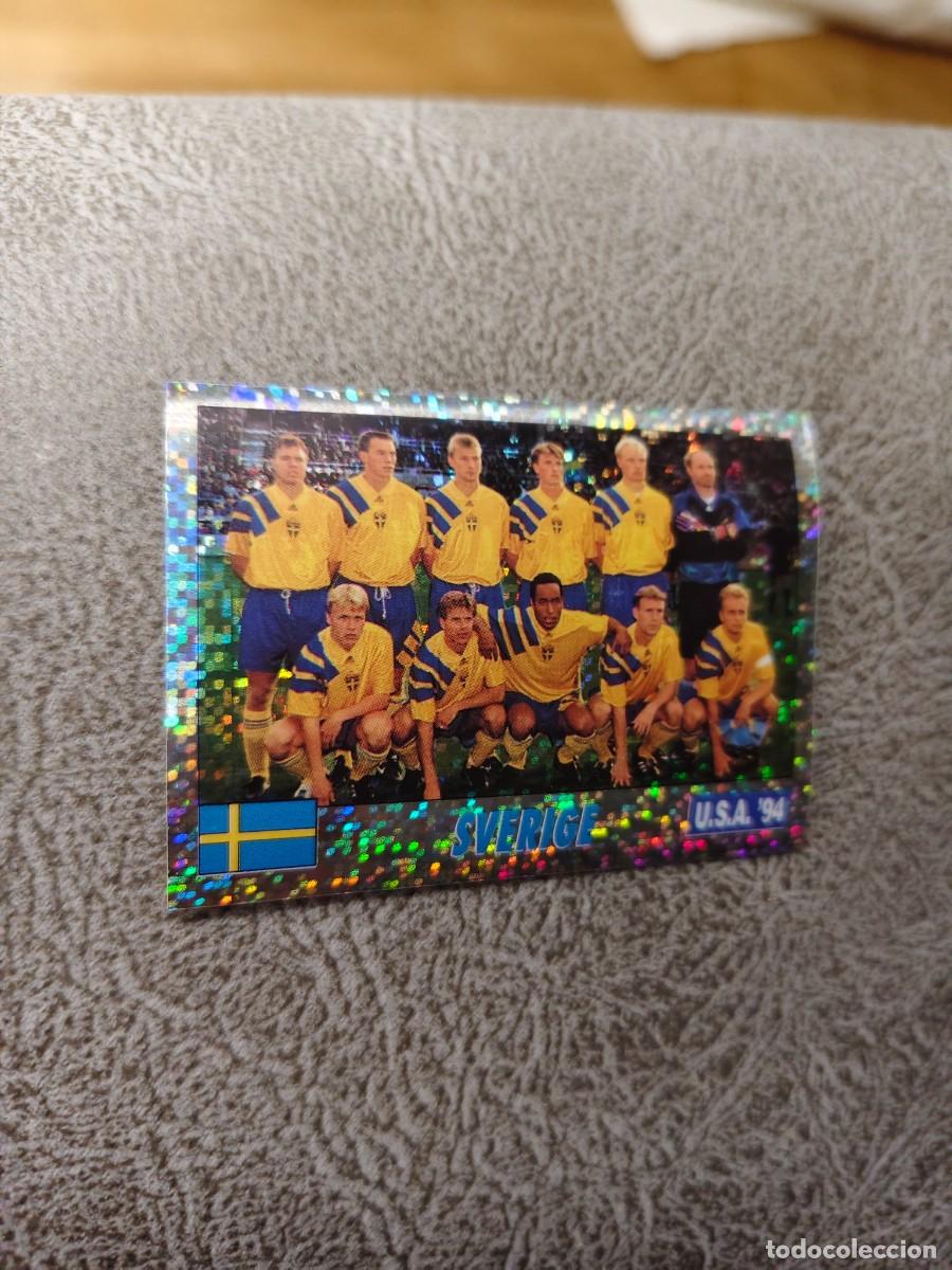 Figurine di Calcio: 95 SERVICE LINE MUNDIAL USA 94 TEAM PLANTILLA - SVERIGE SUECIA - 1994 WORLD CUP SL ITALY AAC