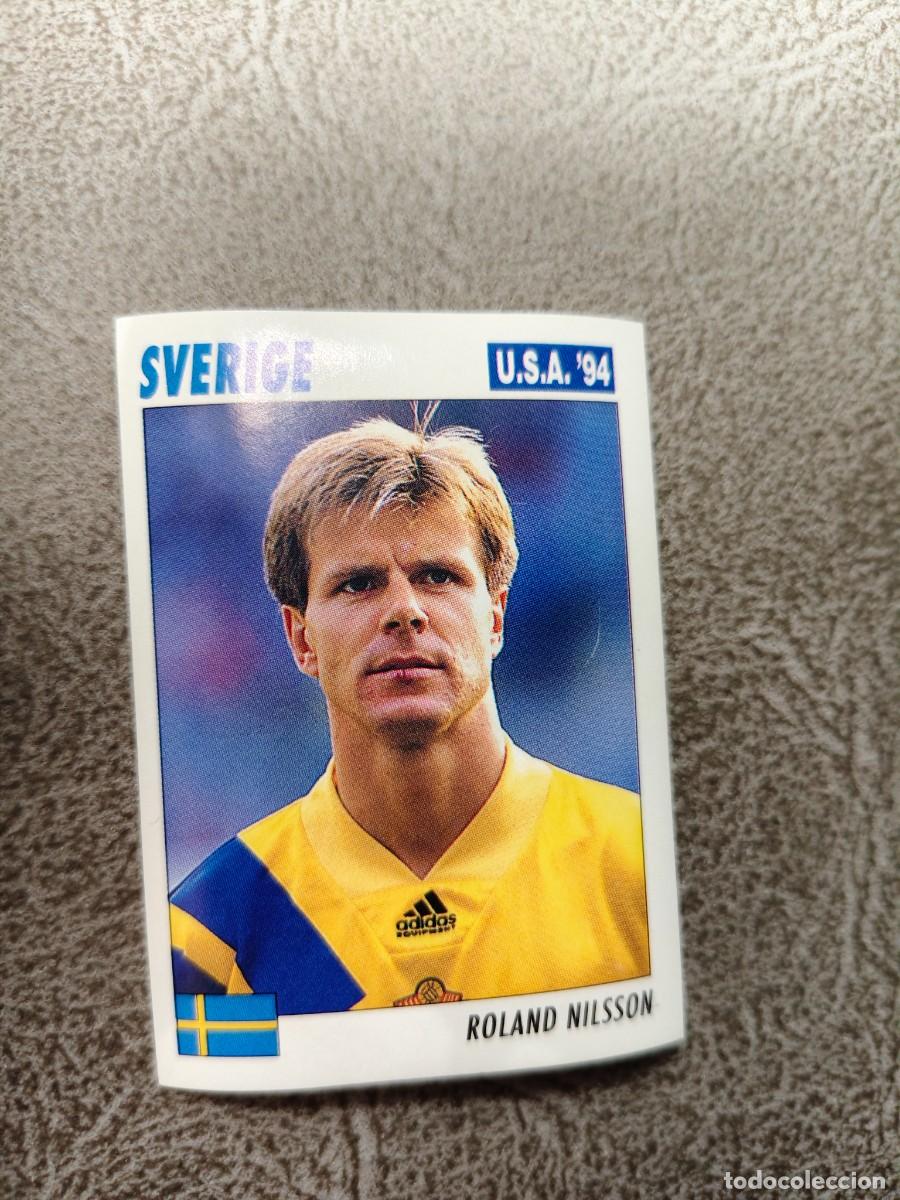Figurine di Calcio: 97 SERVICE LINE MUNDIAL USA 94 ROLAND NILSSON - SVERIGE SUECIA - 1994 WORLD CUP SL ITALY AAC