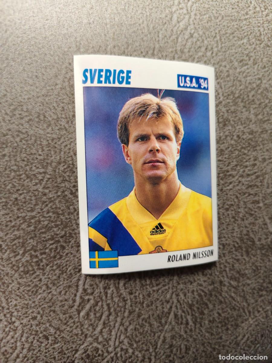 Figurine di Calcio: 97 SERVICE LINE MUNDIAL USA 94 ROLAND NILSSON - SVERIGE SUECIA - 1994 WORLD CUP SL ITALY AAC