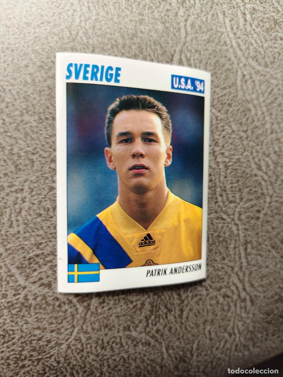 Figurine di Calcio: 102 SERVICE LINE MUNDIAL USA 94 PATRIK ANDERSSON - SVERIGE SUECIA - 1994 WORLD CUP SL ITALY AAC