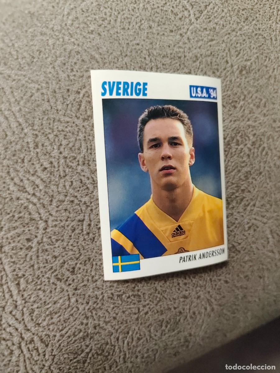 Figurine di Calcio: 102 SERVICE LINE MUNDIAL USA 94 PATRIK ANDERSSON - SVERIGE SUECIA - 1994 WORLD CUP SL ITALY AAC