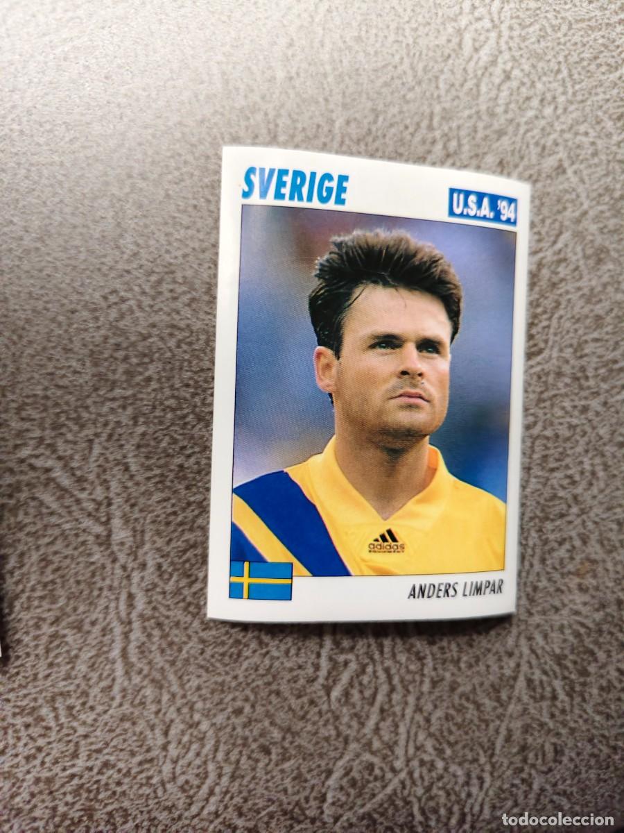 Figurine di Calcio: 106 SERVICE LINE MUNDIAL USA 94 ANDERS LIMPAR - SVERIGE SUECIA - 1994 WORLD CUP SL ITALY AAC