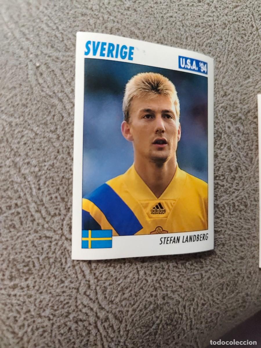 Figurine di Calcio: 108 SERVICE LINE MUNDIAL USA 94 STEFAN LANDBERG - SVERIGE SUECIA - 1994 WORLD CUP SL ITALY AAC
