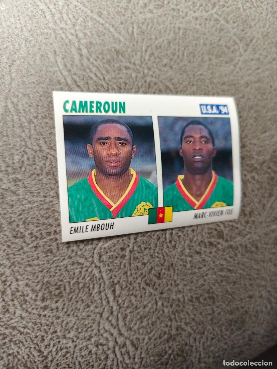 Figurine di Calcio: 118 SERVICE LINE MUNDIAL USA 94 MBOUH MARC-VIVIEN FOE - CAMEROUN - 1994 WORLD CUP SL ITALY AAC