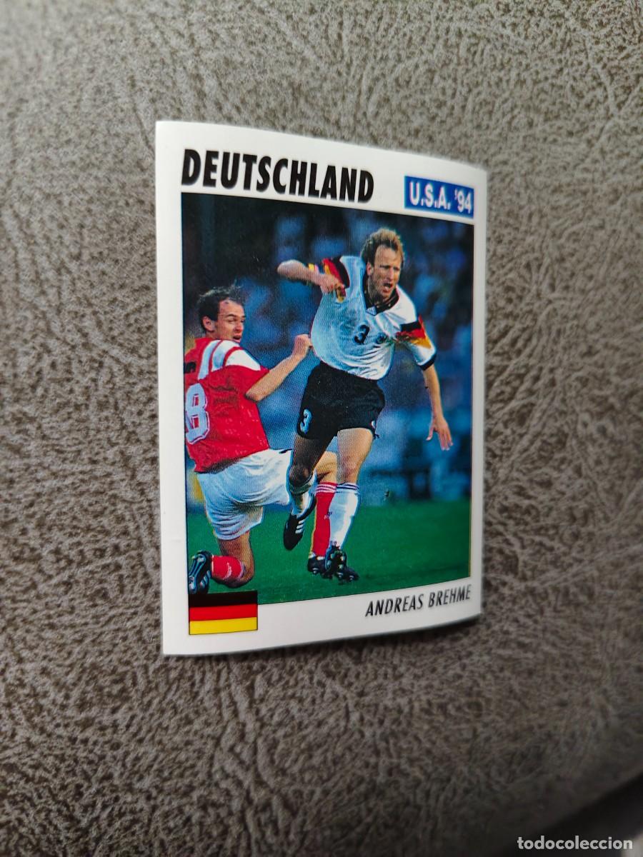 Fu&szlig;ball-Sticker: 137 SERVICE LINE MUNDIAL USA 94 ANDREAS BREHME - DEUTSCHLAND ALEMANIA - 1994 WORLD CUP SL ITALY AAC