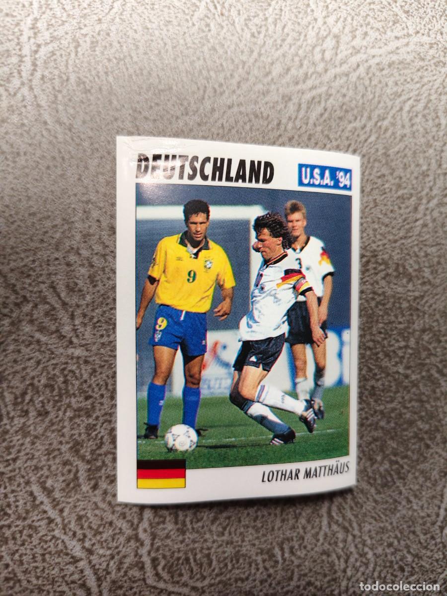 Fu&szlig;ball-Sticker: 140 SERVICE LINE MUNDIAL USA 94 LOTHAR MATTHAUS DEUTSCHLAND ALEMANIA 1994 WORLD CUP SL ITALY AAC
