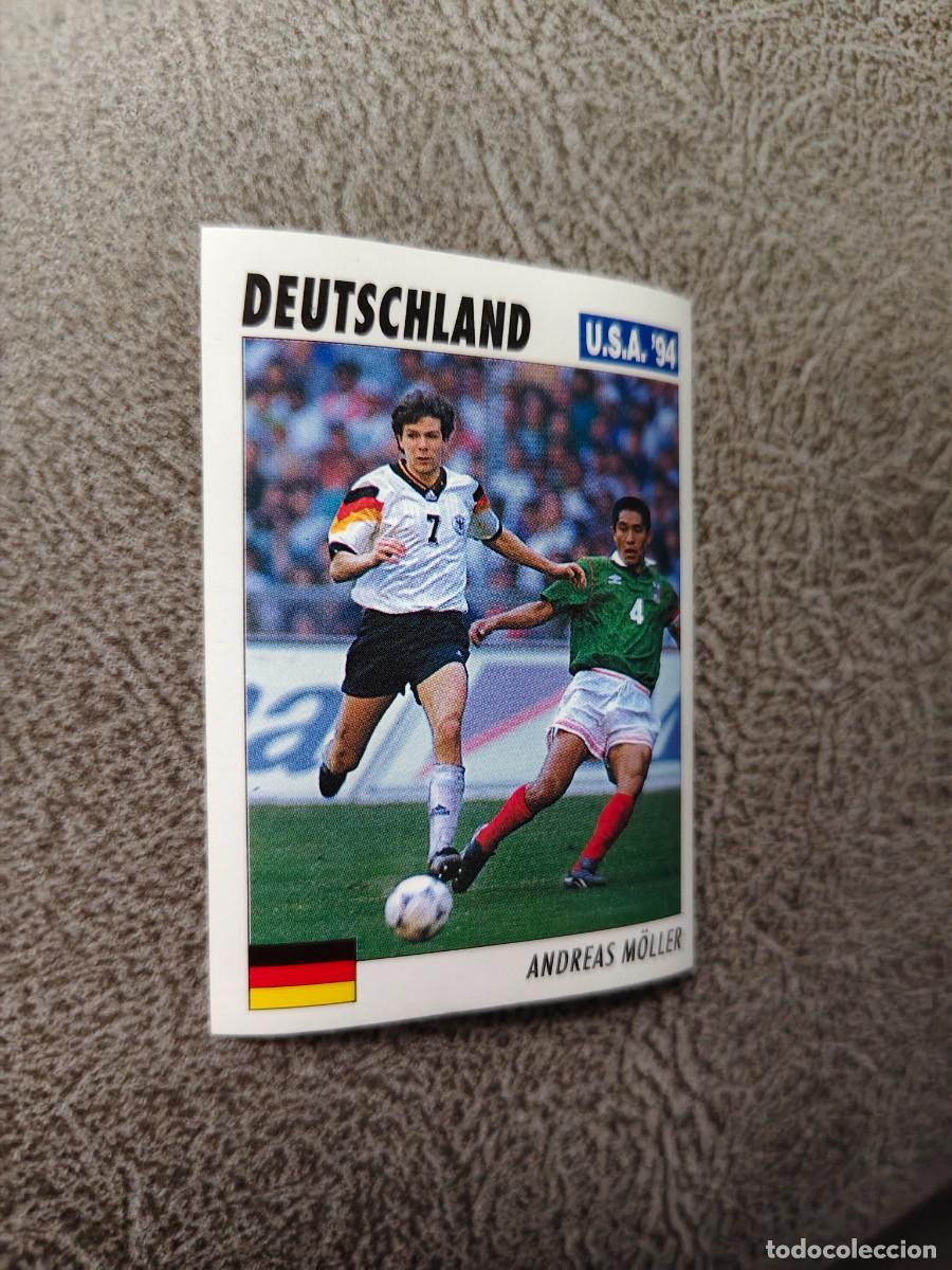 Fu&szlig;ball-Sticker: 144 SERVICE LINE MUNDIAL USA 94 ANDREAS MOLLER - DEUTSCHLAND ALEMANIA - 1994 WORLD CUP SL ITALY AAC