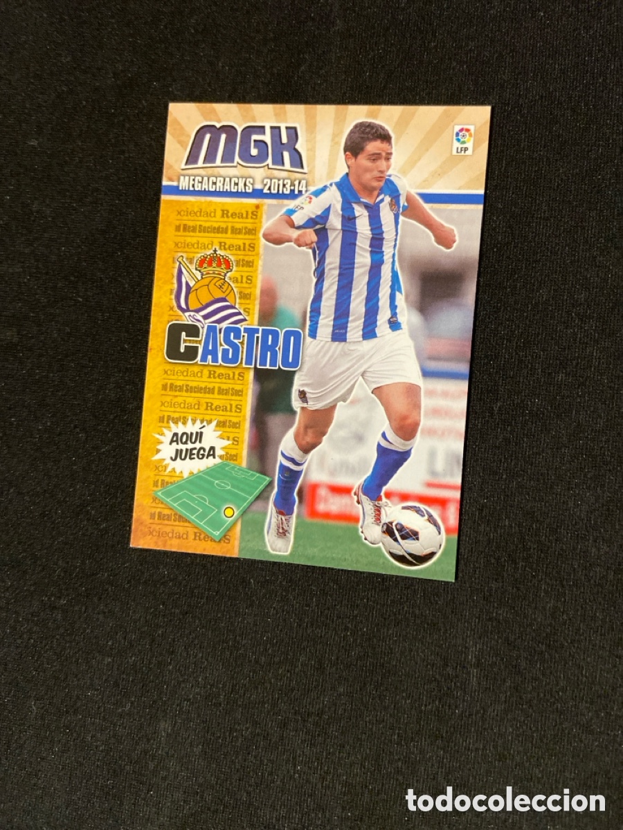 Fu&szlig;ball-Sticker: CASTRO 284 (REAL SOCIEDAD) PANINI