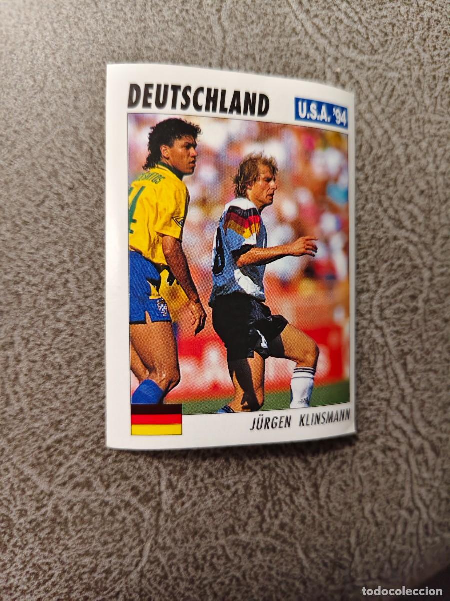 Fu&szlig;ball-Sticker: 147 SERVICE LINE MUNDIAL USA 94 JURGEN KLINSMANN DEUTSCHLAND ALEMANIA 1994 WORLD CUP SL ITALY AAC