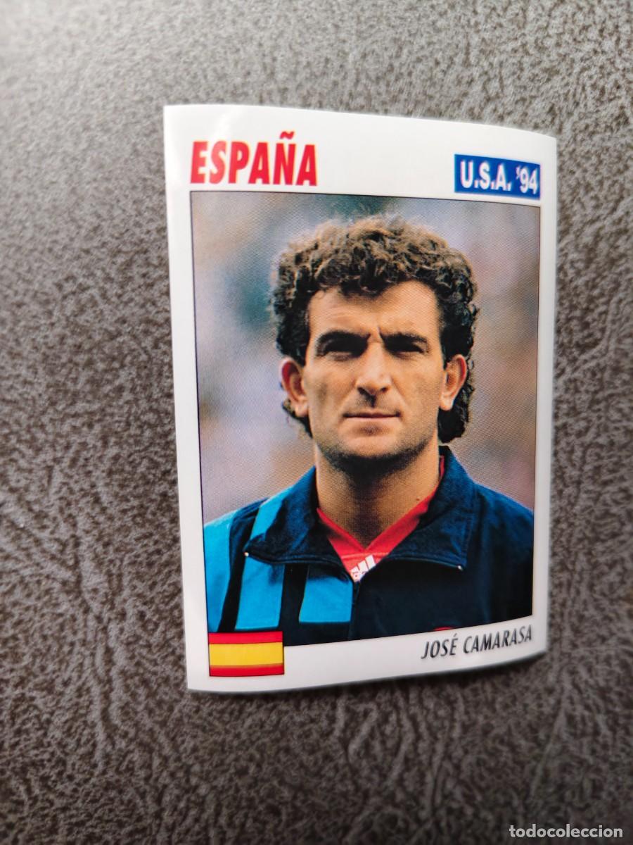 Fu&szlig;ball-Sticker: 154 SERVICE LINE MUNDIAL USA 94 JOSE CAMARASA - ESPANA - 1994 WORLD CUP SL ITALY AAC