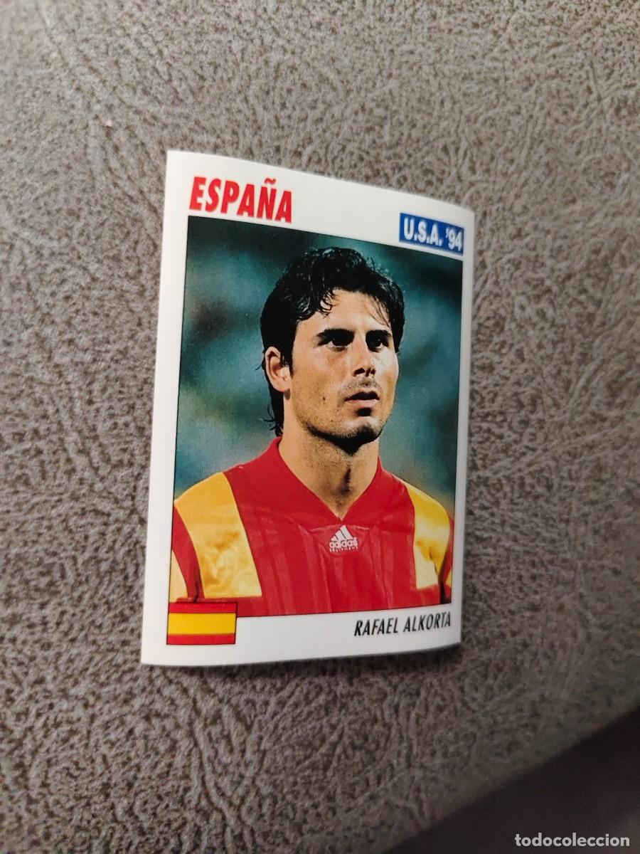 Fu&szlig;ball-Sticker: 156 SERVICE LINE MUNDIAL USA 94 RAFAEL ALKORTA - ESPANA - 1994 WORLD CUP SL ITALY AAC