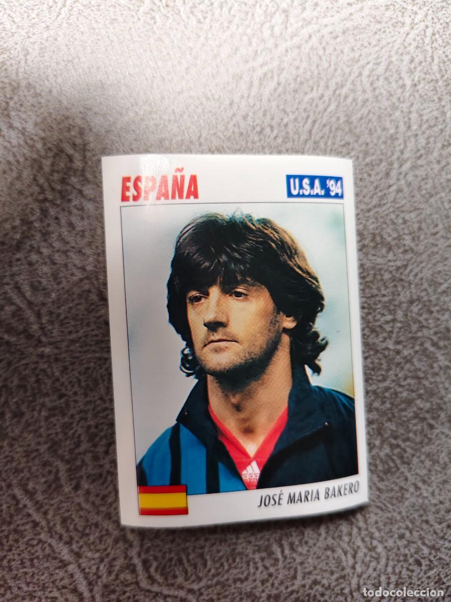 Fu&szlig;ball-Sticker: 161 SERVICE LINE MUNDIAL USA 94 JOSE MARIA BAKERO - ESPANA - 1994 WORLD CUP SL ITALY AAC