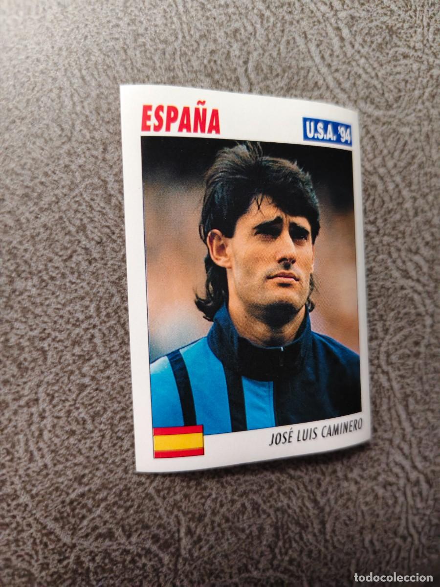 Cromos de f&uacute;tbol: 162 SERVICE LINE MUNDIAL USA 94 JOSE LUIS CAMINERO - ESPANA - 1994 WORLD CUP SL ITALY AAC