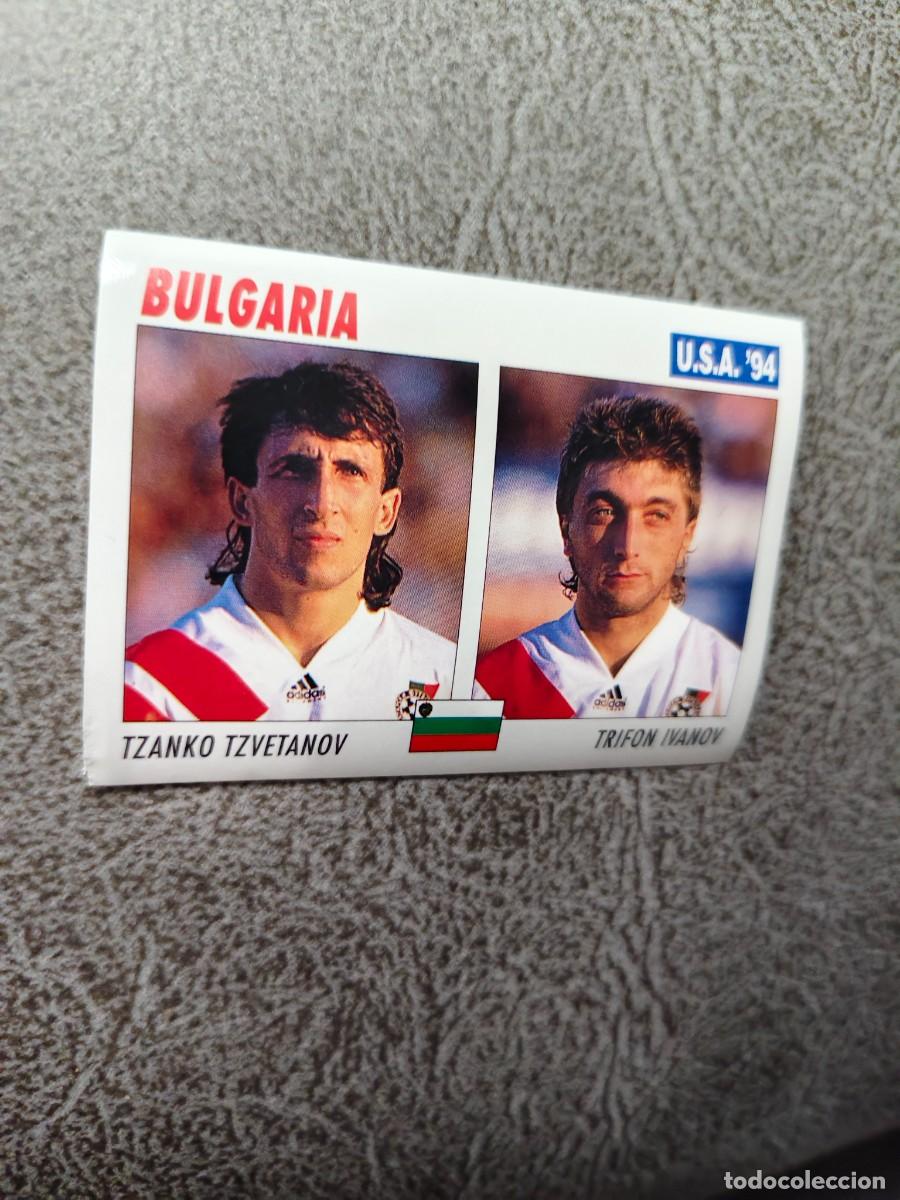 Cromos de f&uacute;tbol: 181 SERVICE LINE MUNDIAL USA 94 TZANKO TZVETANOV TRIFON IVANOV BULGARIA 1994 WORLD CUP SL ITALY AAC