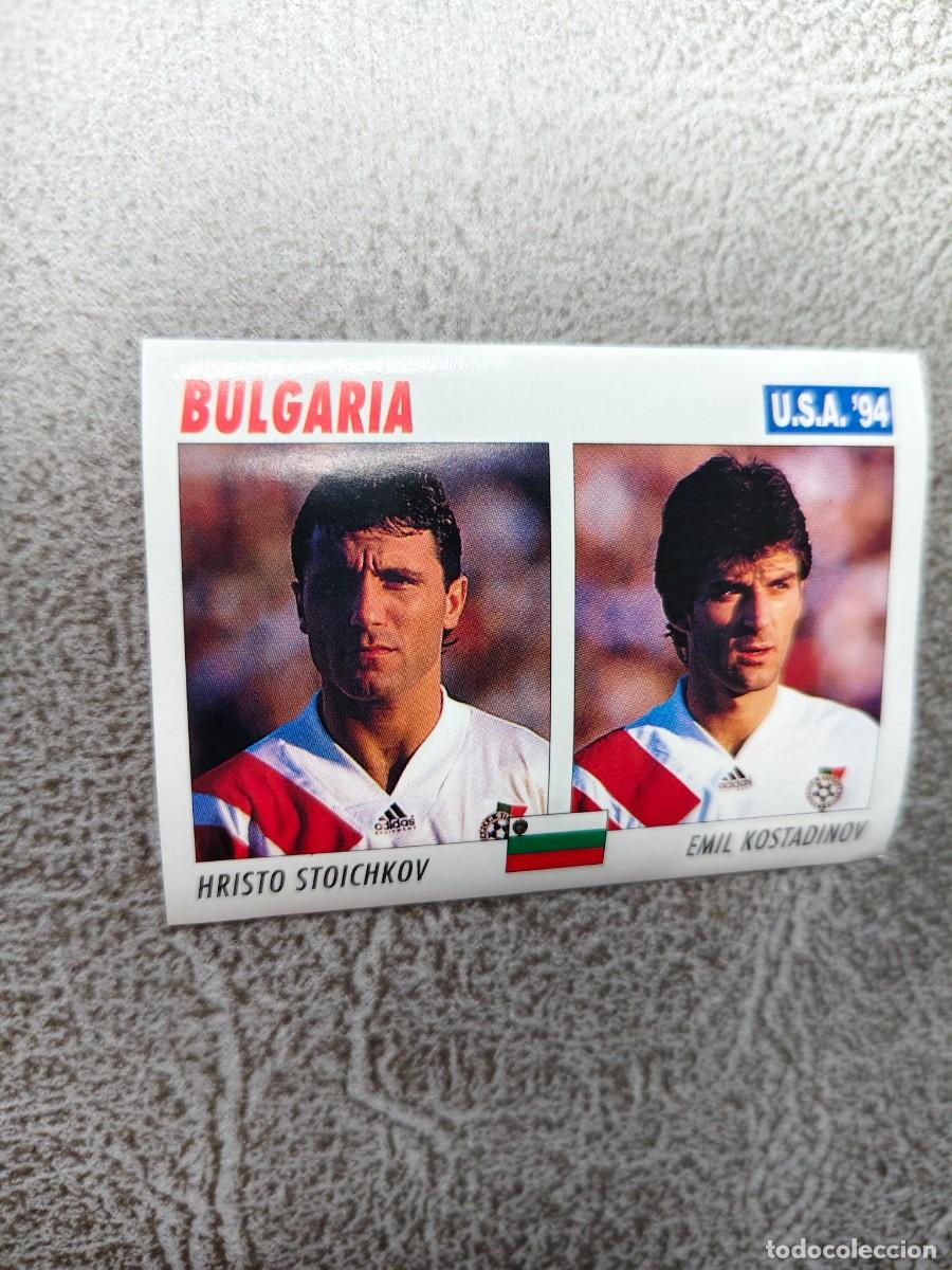 Cromos de f&uacute;tbol: 185 SERVICE LINE MUNDIAL USA 94 HRISTO STOICHKOV KOSTADINOV BULGARIA 1994 WORLD CUP SL ITALY AAC