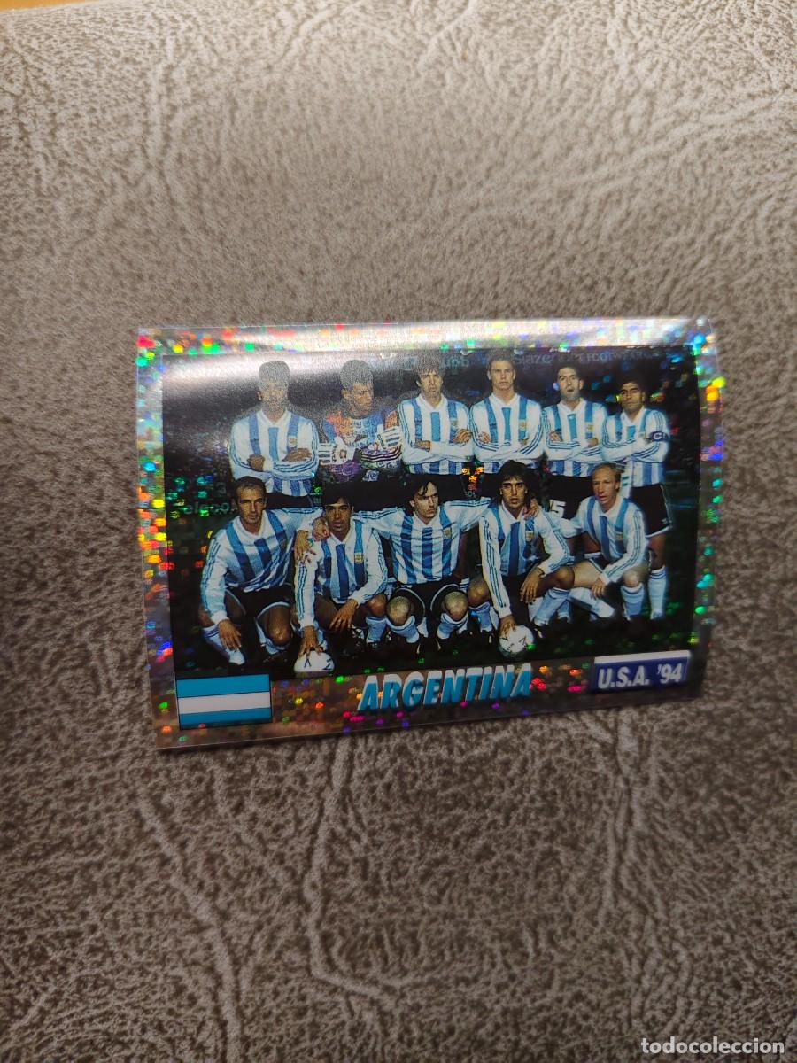 Figurine di Calcio: 188 SERVICE LINE MUNDIAL USA 94 TEAM PLANTILLA - ARGENTINA - MARADONA 1994 WORLD CUP SL ITALY AAC