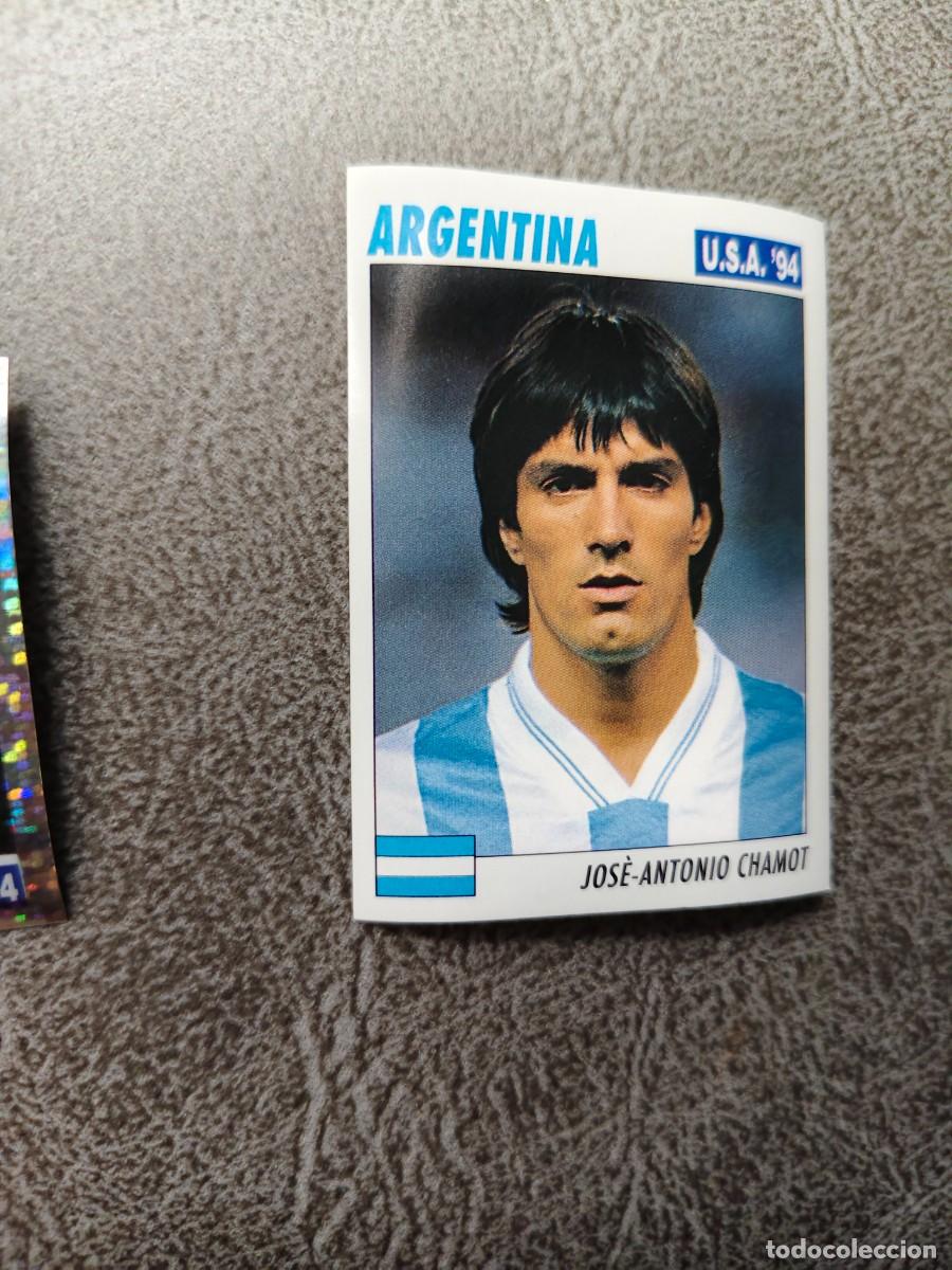Figurine di Calcio: 190 SERVICE LINE MUNDIAL USA 94 JOSE-ANTONIO CHAMOT - ARGENTINA - 1994 WORLD CUP SL ITALY AAC