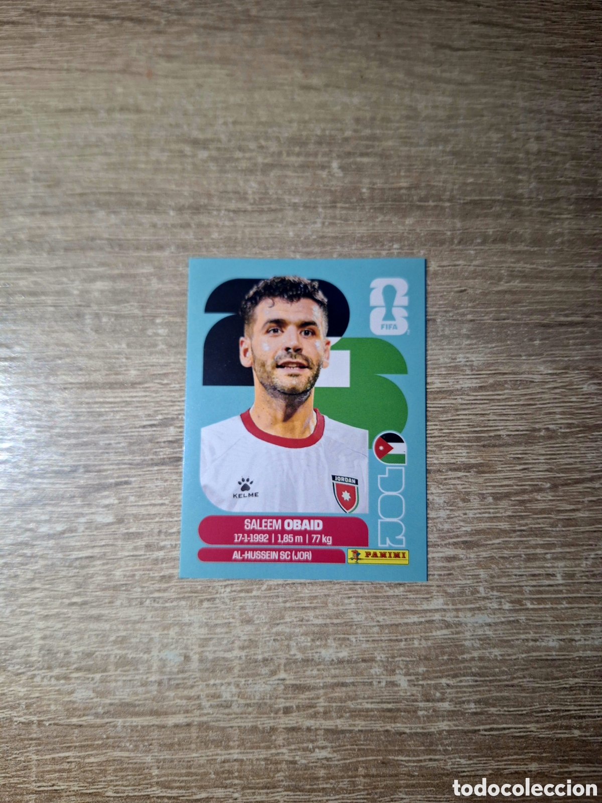 Fu&szlig;ball-Sticker: JOR 7 SALEEM OBAID (MUNDIAL 2026)