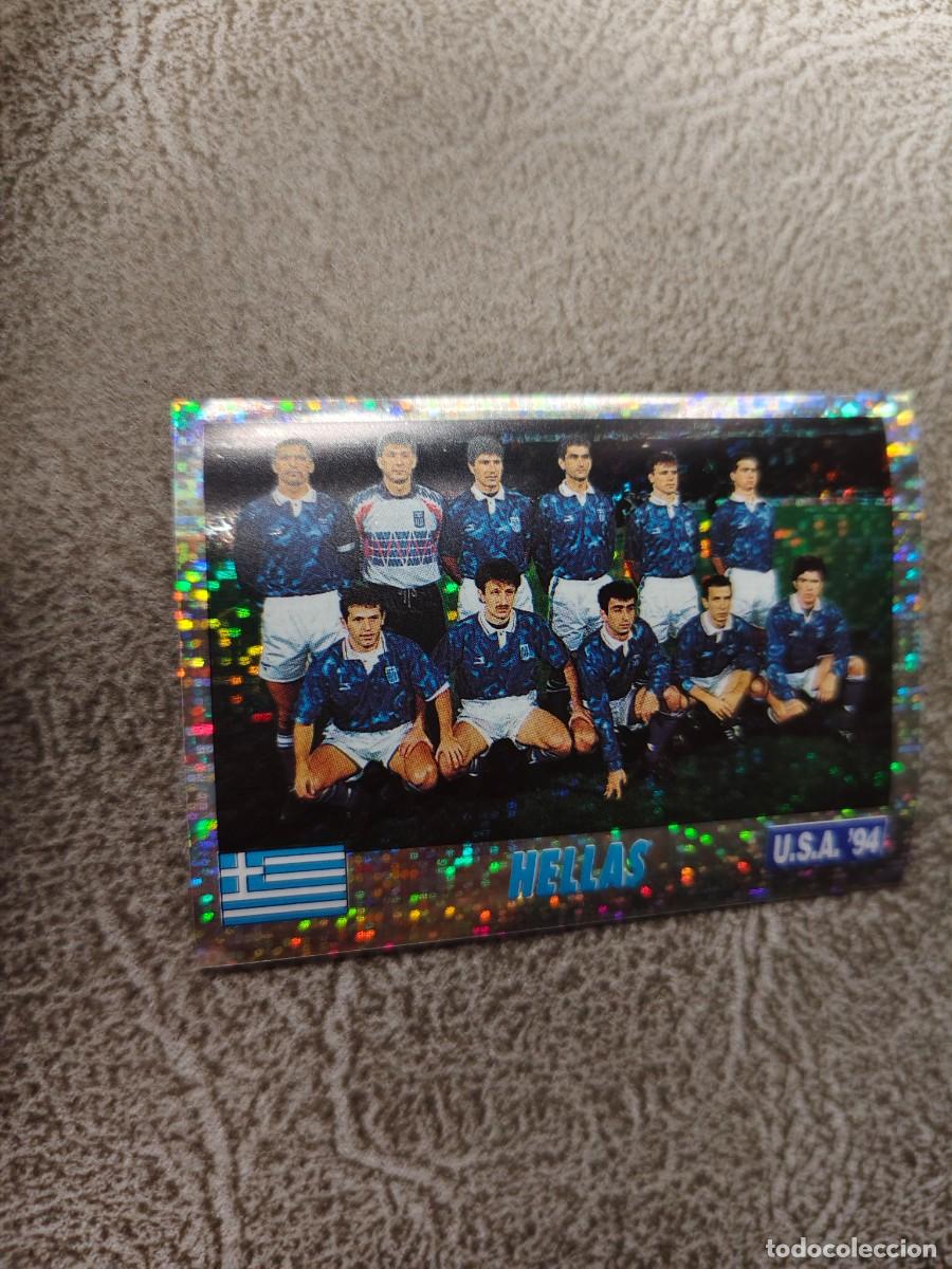 Fu&szlig;ball-Sticker: 207 SERVICE LINE MUNDIAL USA 94 TEAM PLANTILLA - HELLAS GRECIA - 1994 WORLD CUP SL ITALY AAC
