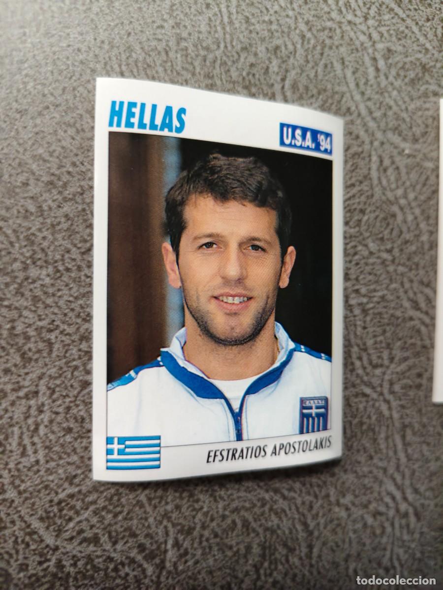 Fu&szlig;ball-Sticker: 209 SERVICE LINE MUNDIAL USA 94 EFSTRATIOS APOSTOLAKIS HELLAS GRECIA 1994 WORLD CUP SL ITALY AAC