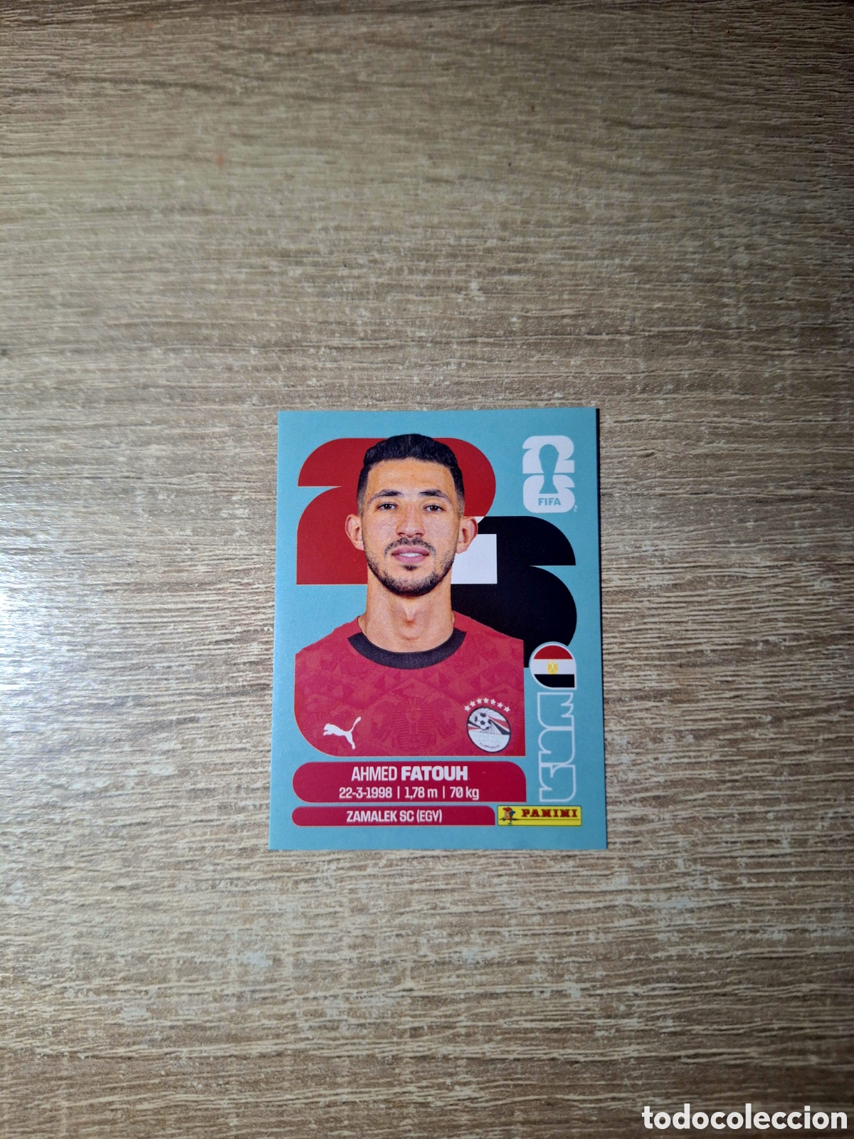 Fu&szlig;ball-Sticker: EGY 9 AHMED FATOUH (MUNDIAL 2026)