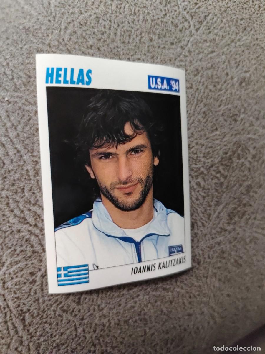 Fu&szlig;ball-Sticker: 211 SERVICE LINE MUNDIAL USA 94 IOANNIS KALITZAKIS - HELLAS GRECIA - 1994 WORLD CUP SL ITALY AAC