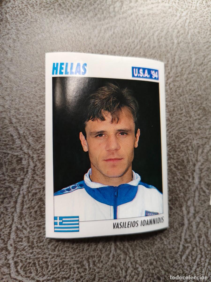 Fu&szlig;ball-Sticker: 212 SERVICE LINE MUNDIAL USA 94 VASILEIOS IOANNIDIS - HELLAS GRECIA - 1994 WORLD CUP SL ITALY AAC