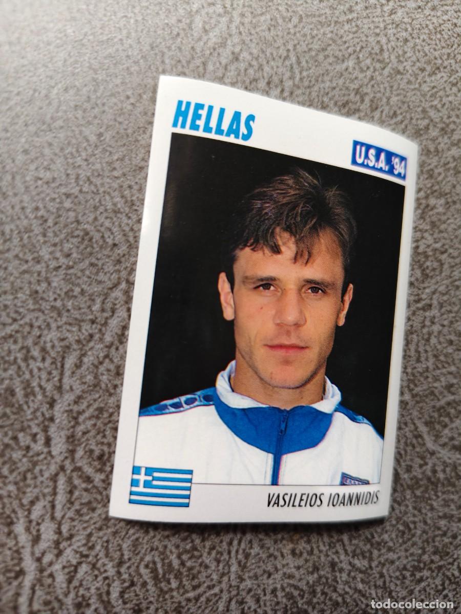 Fu&szlig;ball-Sticker: 212 SERVICE LINE MUNDIAL USA 94 VASILEIOS IOANNIDIS - HELLAS GRECIA - 1994 WORLD CUP SL ITALY AAC