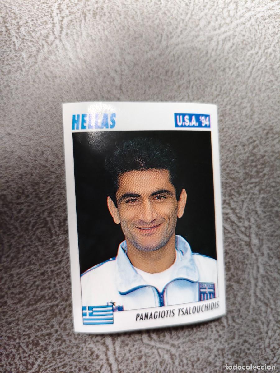 Fu&szlig;ball-Sticker: 216 SERVICE LINE MUNDIAL USA 94 PANAGIOTIS TSALOUCHIDIS HELLAS GRECIA 1994 WORLD CUP SL ITALY AAC