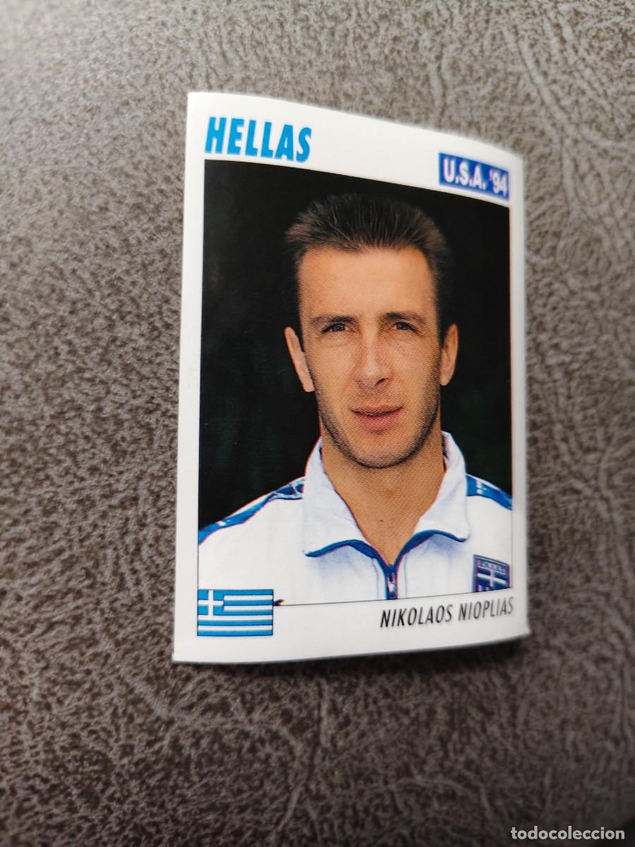 Fu&szlig;ball-Sticker: 217 SERVICE LINE MUNDIAL USA 94 NIKOLAOS NIOPLIAS - HELLAS GRECIA - 1994 WORLD CUP SL ITALY AAC