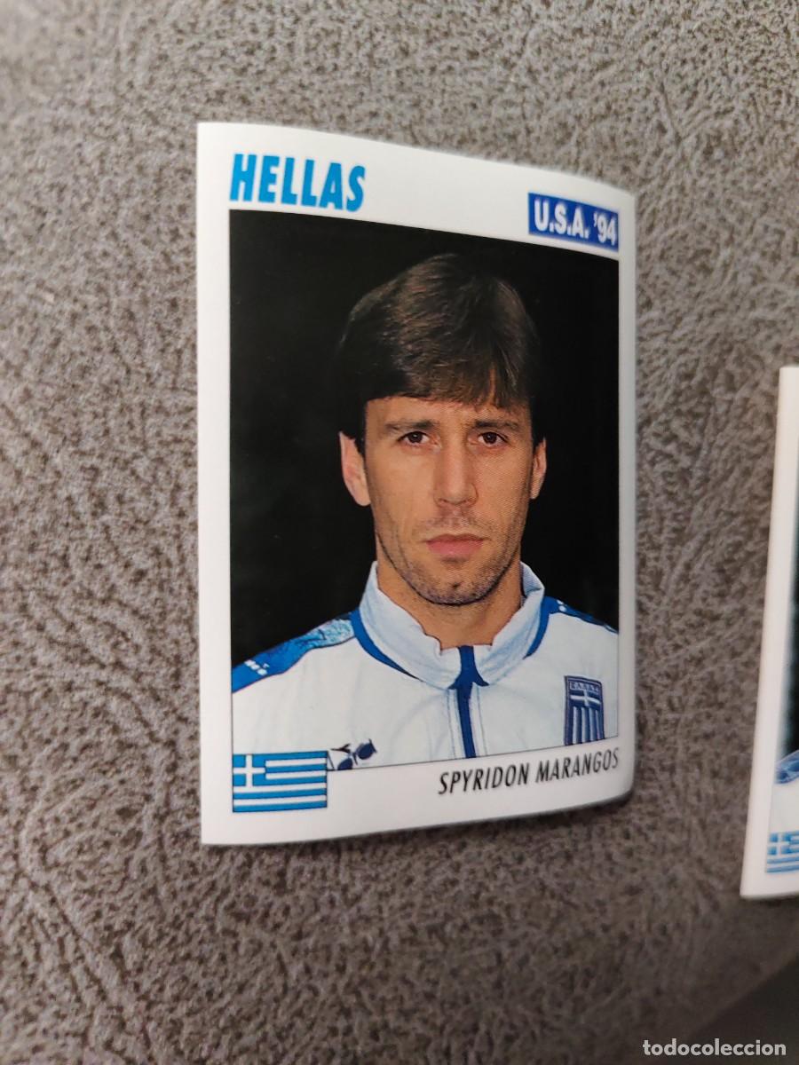 Fu&szlig;ball-Sticker: 219 SERVICE LINE MUNDIAL USA 94 SPYRIDON MARANGOS - HELLAS GRECIA - 1994 WORLD CUP SL ITALY AAC