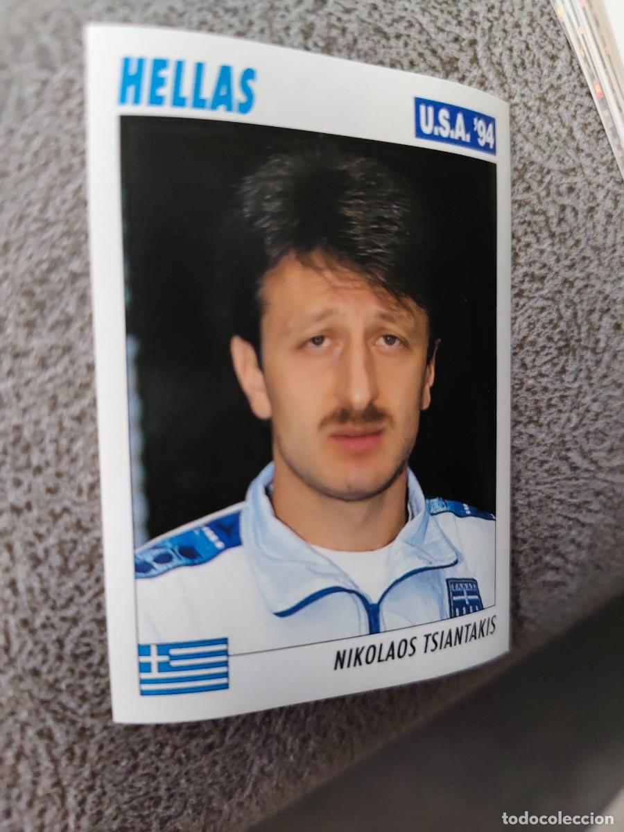 Fu&szlig;ball-Sticker: 220 SERVICE LINE MUNDIAL USA 94 NIKOLAOS TSIANTAKIS - HELLAS GRECIA - 1994 WORLD CUP SL ITALY AAC