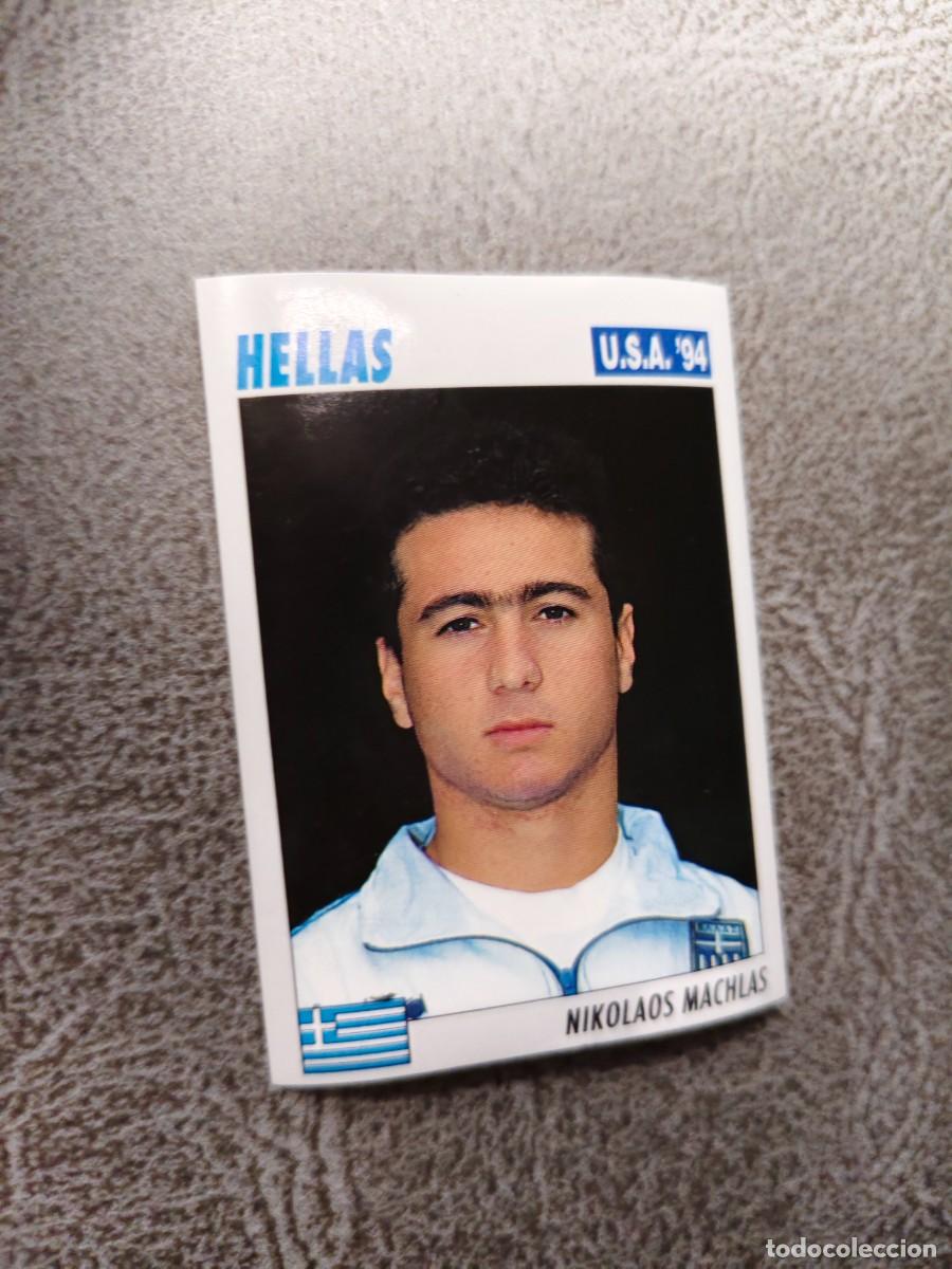 Fu&szlig;ball-Sticker: 222 SERVICE LINE MUNDIAL USA 94 NIKOLAOS MACHLAS - HELLAS GRECIA - 1994 WORLD CUP SL ITALY AAC