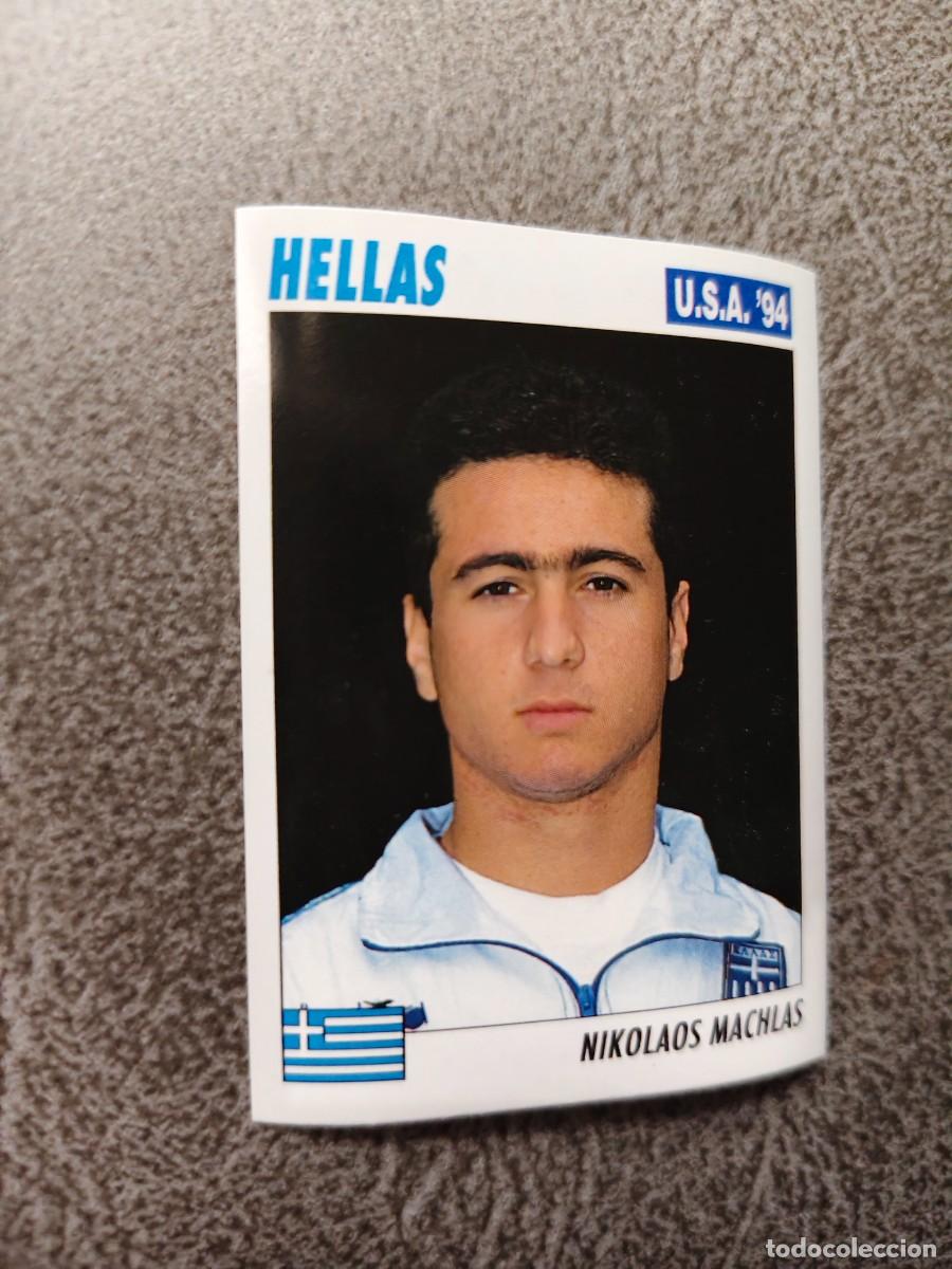 Fu&szlig;ball-Sticker: 222 SERVICE LINE MUNDIAL USA 94 NIKOLAOS MACHLAS - HELLAS GRECIA - 1994 WORLD CUP SL ITALY AAC