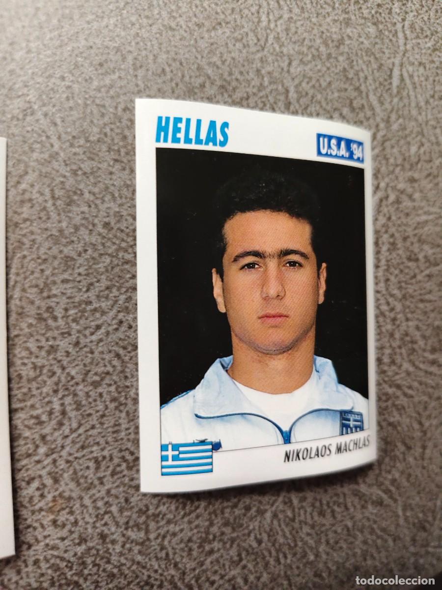 Fu&szlig;ball-Sticker: 222 SERVICE LINE MUNDIAL USA 94 NIKOLAOS MACHLAS - HELLAS GRECIA - 1994 WORLD CUP SL ITALY AAC