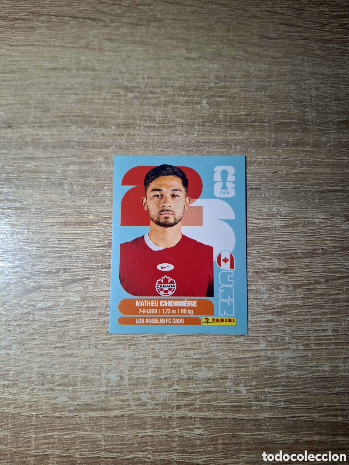 Fu&szlig;ball-Sticker: CAN 15 MATHIEU CHOINI&Egrave;RE (MUNDIAL 2026)
