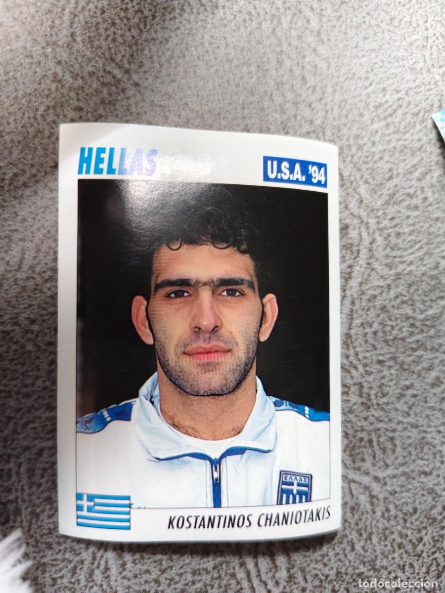 Fu&szlig;ball-Sticker: 225 SERVICE LINE MUNDIAL USA 94 KOSTANTINOS CHANIOTAKIS HELLAS GRECIA 1994 WORLD CUP SL ITALY AAC