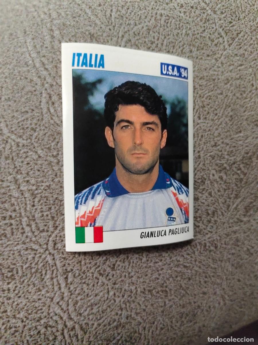 Fu&szlig;ball-Sticker: 246 SERVICE LINE MUNDIAL USA 94 GIANLUCA PAGLIUCA - ITALIA - 1994 WORLD CUP SL ITALY AAC