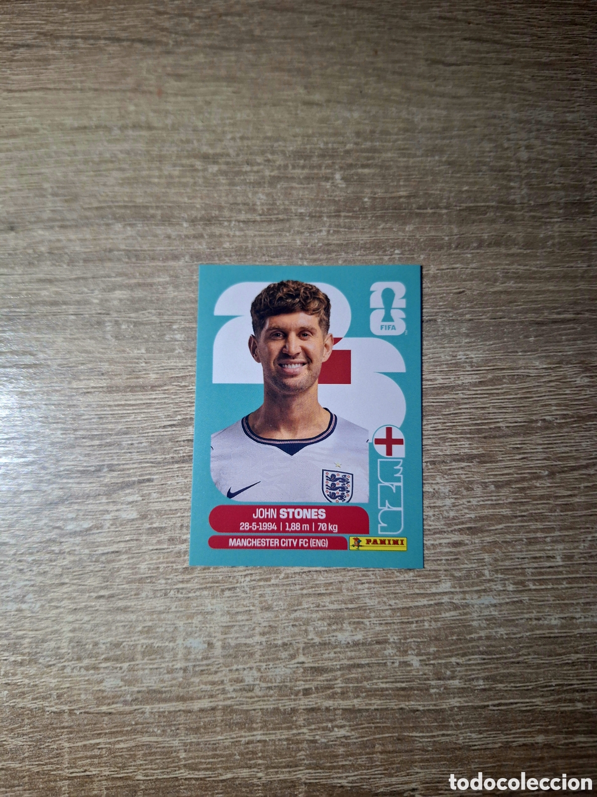 Fu&szlig;ball-Sticker: ENG 3 JOHN STONES (MUNDIAL 2026)