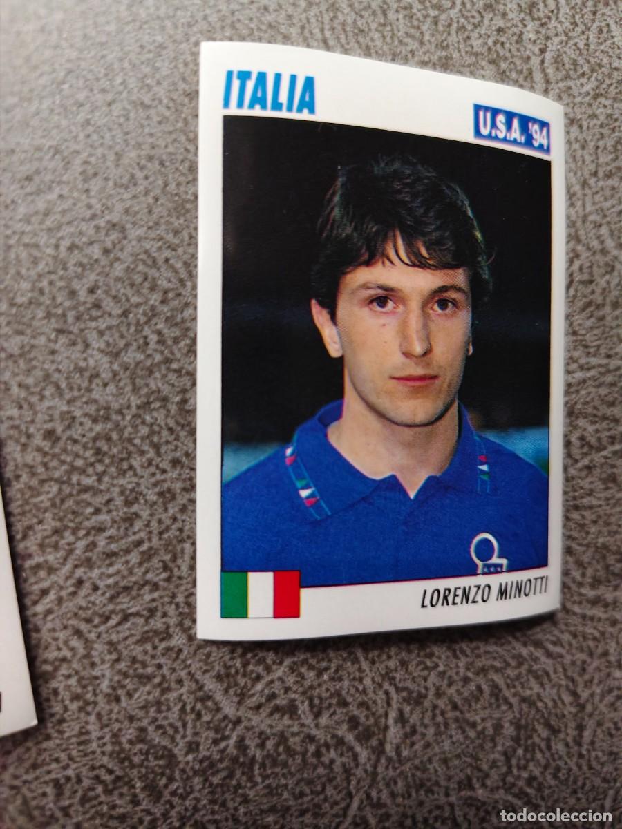 Fu&szlig;ball-Sticker: 252 SERVICE LINE MUNDIAL USA 94 LORENZO MINOTTI - ITALIA - 1994 WORLD CUP SL ITALY AAC